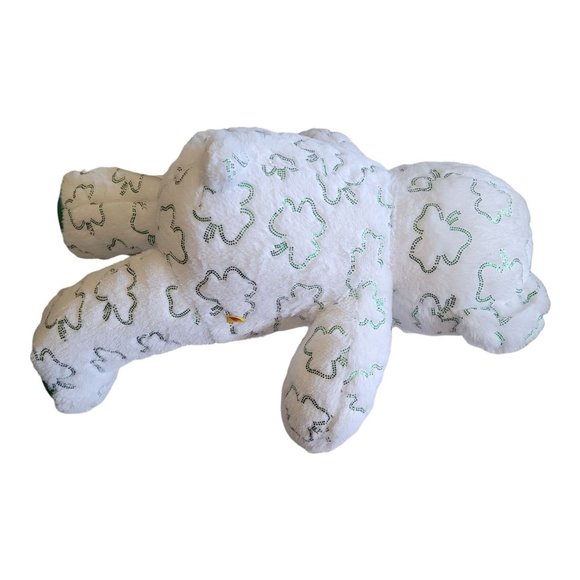 Shimmer Shamrock Clovers 2013 Bear Build A Bear Workshop 17" Retired - Picture 5 of 12